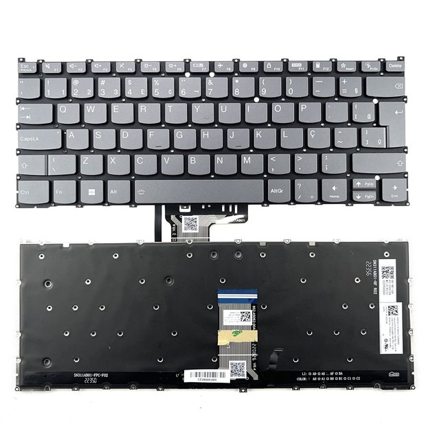 Brazil Backlit Laptop Keyboard For Lenovo Yoga 7 14IRL8 (Machine Type 82YL) 7-14IRL8 PH4SB-BR Series