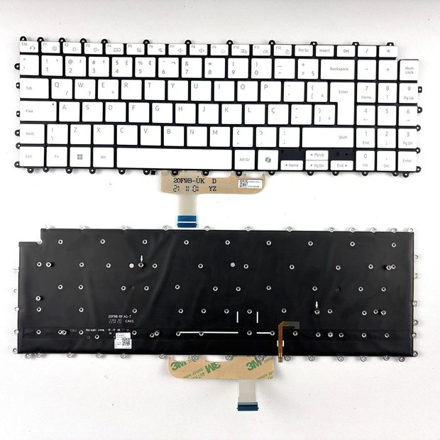 Brazil Backlit Laptop Keyboard For Samsung Galaxy Book 2 Pro NP950XED Series