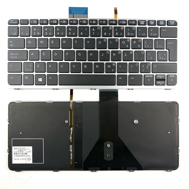 Canada Backlit Laptop Keyboard for HP Elitebook FOLIO 1020 G1 1030 G1 752962-DB1