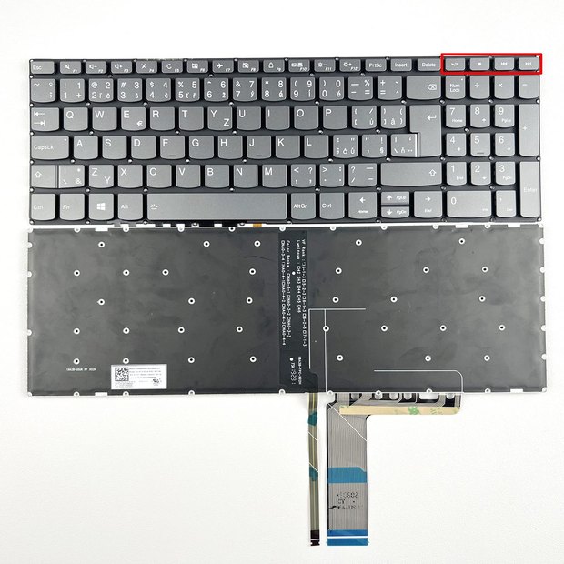 CS Backlit Keyboard Replacement Compatible with Lenovo ideaPad 330s-15IKB 330s-15ARR, ideapad 3-15IIL05 3-15ARE05 3-15ITL05 3-15IML05, ideapad S340-15IWL S340-15API S340-15IIL Series【Fast Forward】
