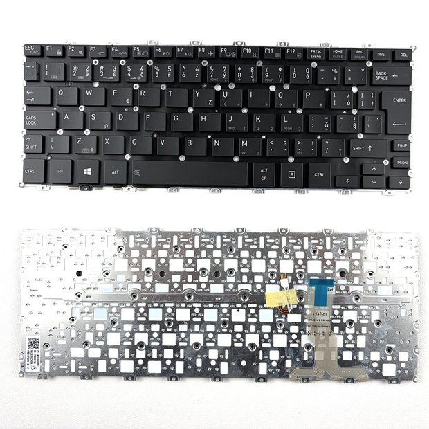 Czech Backlit Laptop Keyboard Compatible for Toshiba portege X20W-D HMB8149TSA X20W-E X20W-D-13 X20W-D-10Q X20W-D-10V Black HMB8149TSA