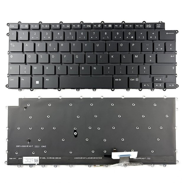 French Azerty Laptop Backlit Keyboard for LG 14Z90R 14Z90RS 14Z90R-G 14Z90R-K 14Z90R-N 14Z90R-Q 14Z90Q Series
