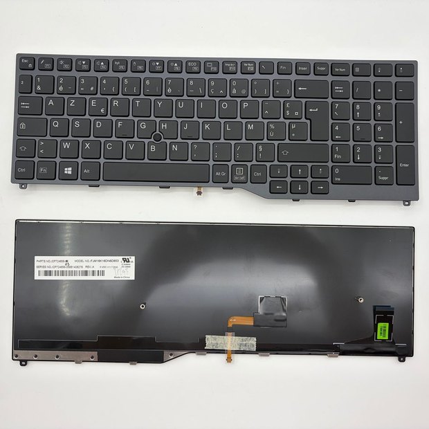 French With Point Laptop Keyboard For Fujitsu U759 E459 U757 E558 Lifebook E559 E458 U758 Series