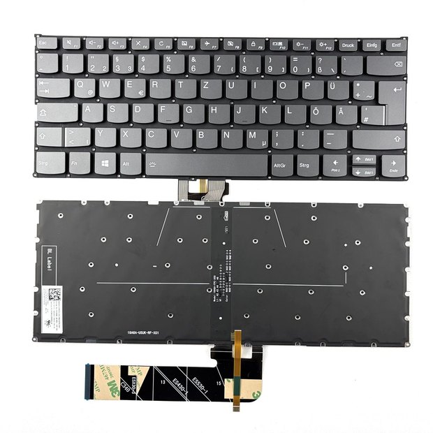 Germany Backlight Keyboard for Lenovo Yoga 730-13IKB 730-13IWL 730-15IKB 730-15IWL Yoga 530-14ARR Yoga 530-14IKB FLEX-14API FLEX-14IML FLEX-14IWL Flex6-14ARR 6-14IKB Series