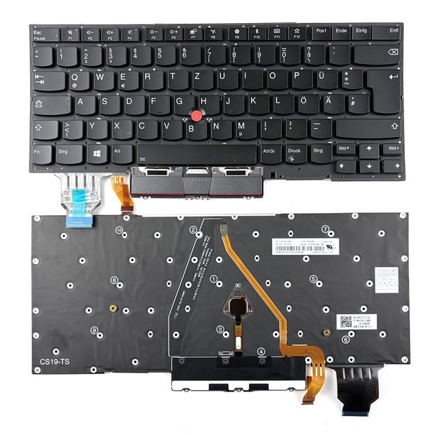 Germany Backlit Keyboard For Lenovo Thinkpad X1 Carbon Gen 7th 8th Gen 2019 2020