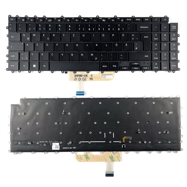 Germany Backlit Keyboard For Samsung Galaxy Book Pro np960XFG (16 inch) Series BA5904684B