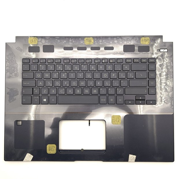 Greek Backlight Keyboard Palmrest Top Case For Asus ProArt StudioBook Pro 17 W700 W700G W700GV 0KNB0-462CGR0