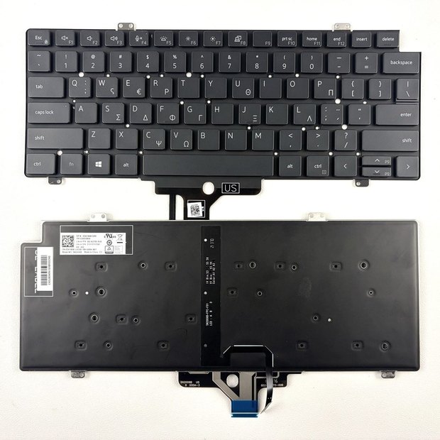 Greek Backlit Laptop Keyboard For DELL Latitude 5420 5421 7420 7410 7520 7521 7430 Series