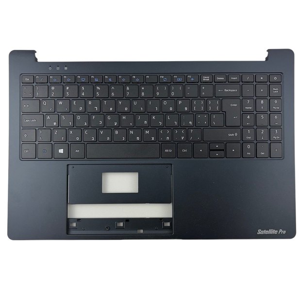 Hebrew Palmrest Keyboard for Toshiba Dynabook Satellite Pro C50-G-10U C50-G-10X C50-G-113 C50-G-11A C50-G-11B C50-G-11D C50-G-104 C50-G-10S Series