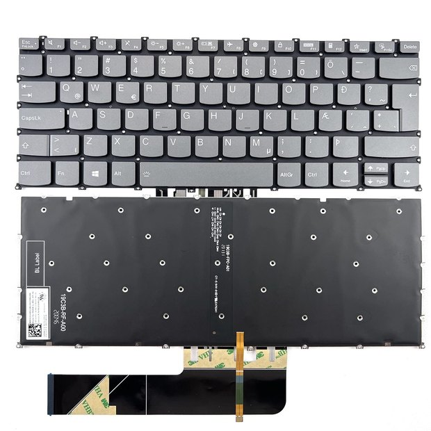 Icelandic Backlight Keyboard Replacement Compatible with Lenovo Xiaoxin Pro 14 20202021, Xiaoxin Air 14 20202021, IdeaPad Flex 5-14IIL055-14ARE05, IdeaPad 3 Gen 63-14ITL6 Series