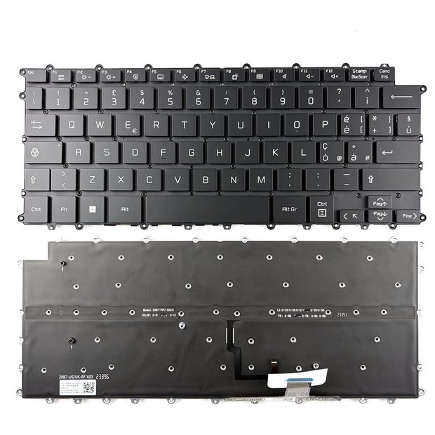 Italian Backlit Laptop Keyboard for LG 14Z90P 14Z90P-G 14Z90P-K 14Z90P-N Series