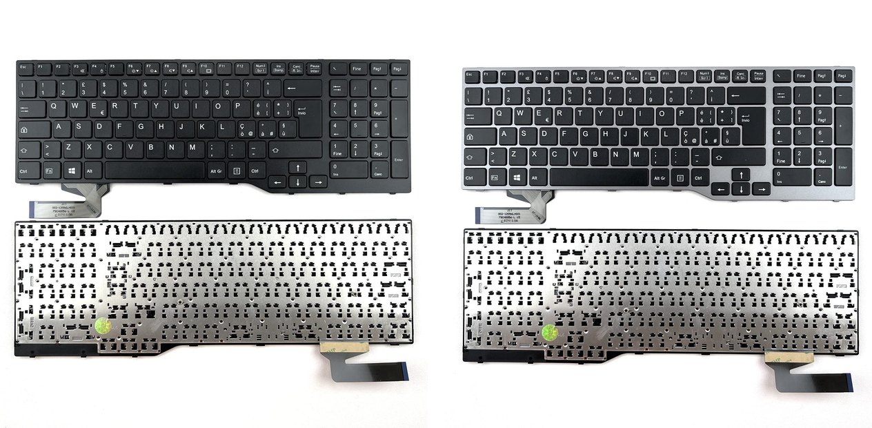 Italian Silver Frame Laptop Keyboard For Fujitsu E754 Lifebook E557 E753 E756 E554 E556 Celsius H730 H760 H770 H970 Series