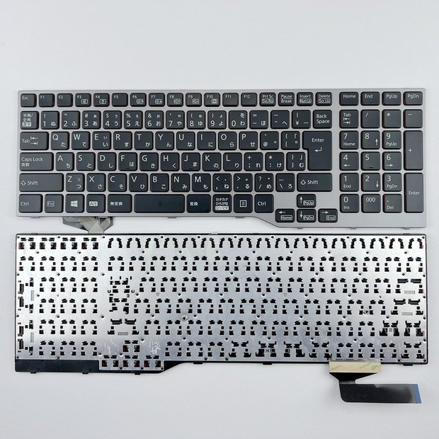 Japanese Keyboard for Fujistu E754 Lifebook E557 E753 E756 E554 E556 Celsius H730 H760 H77 Series Silver JP Layout