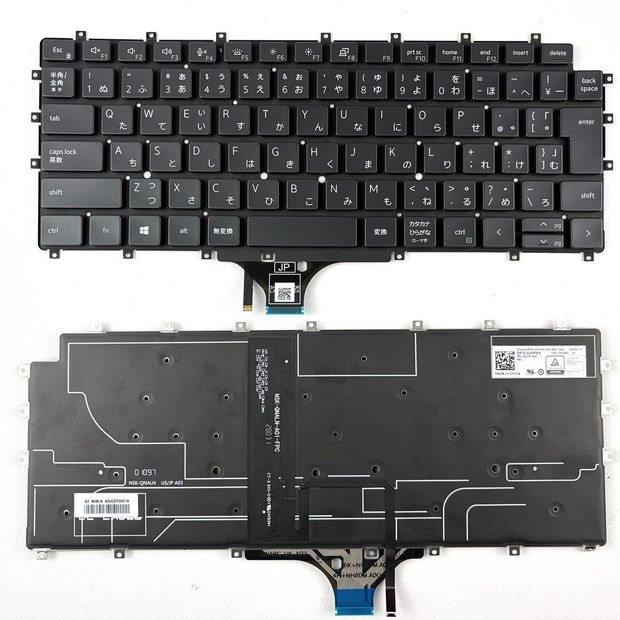 Japanese Backlit Laptop Keyboard For Dell Latitude 9510 9520 2-in-1 Series