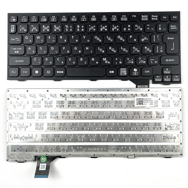 Japanese Black Laptop Keyboard for Panasonic Toughbook FZ-55 FZ-40 Series Model PAM24B20J0-814