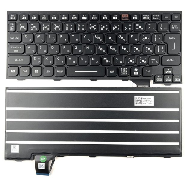 Japanese RGB Backlit Laptop Keyboard for Panasonic Toughbook FZ-55 FZ-40 Series Model PAM24B10J0J814