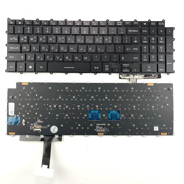Korean Backlit Keyboard For LG UltraGear Gaming 17G90Q 17G90Q-XD79K 17G90Q-SD79K 17G90Q-XP79ML Series SG-B0370-XRA