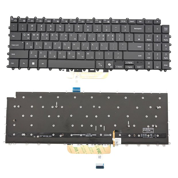 Korean Backlit Laptop Keyboard For SAMSUNG 950XDB NP950XDB NT950XDB NP950XDC(Dual-fan version) BA5904787B