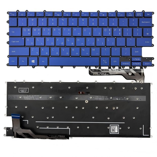 Korean Backlit Laptop Keyboard For Samsung Galaxy Book NP930QCG NT930QCG, NP 930QCG, NT 930QCG K01 K02 BA59-04427B NSK-87ABN