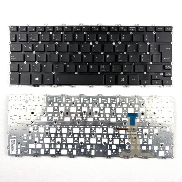 Latin Backlit Laptop Keyboard Compatible for Toshiba portege X20W-D HMB8149TSA X20W-E X20W-D-13 X20W-D-10Q X20W-D-10V Black HMB8149TSA
