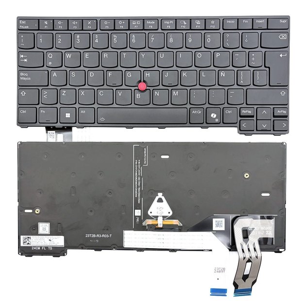 Latin Backlit Laptop Keyboard For Lenovo Thinkpad T14 Gen 5 Gen 6 L14 P14s Gen 5 Gen 6 Series(Ai Key)