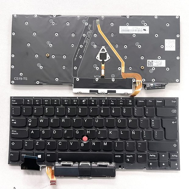 Latin Backlit Laptop Keyboard For Lenovo ThinkPad X1 Carbon Gen 8th 2020,2019ThinkPad X1 Yoga Gen 4 2020,2019