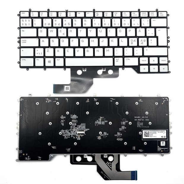Nordic RGB Keyboard Backlit Replacement for Dell Alienware M15 R2 R3 R4 2020