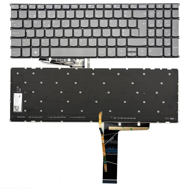 Portuguese Backlit Keyboard For Lenovo IdeaPad 1-15ALC7 1-15AMN7 1-15IAU7 1-15IGL7 1-15IRU7 1-15IJL7 1-15ADA7 82R1 AIR 15