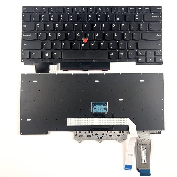 Replacement Laptop Keyboard Compatible with Lenovo Thinkpad E14 R14 Gen 2 (20T6 20T7 20TA 20TB) US NoBacklit Layout