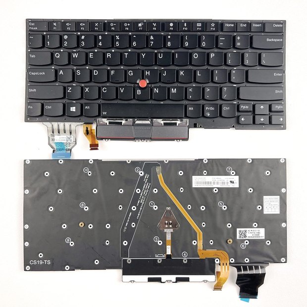 Replacement Laptop Keyboard Compatible with Lenovo ThinkPad X1 Carbon Gen 7th 2019, ThinkPad X1 Yoga Gen 4 2019 with Backlit US Layout