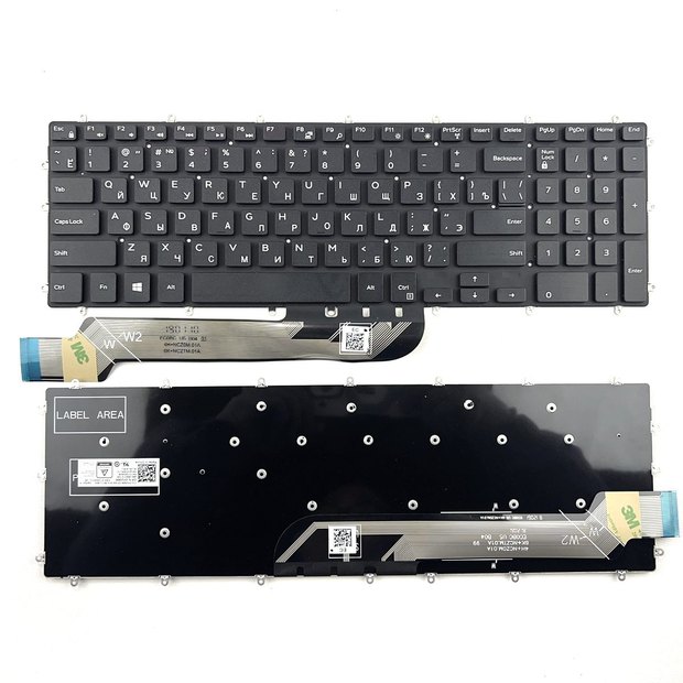 Russian Black Laptop Keyboard For DELL For Inspiron 5565 5567 5570 5575 5583 5770 5775 7566 7567 7577 5765 5767 7773 7778 7779 7786 2-in-1 Series