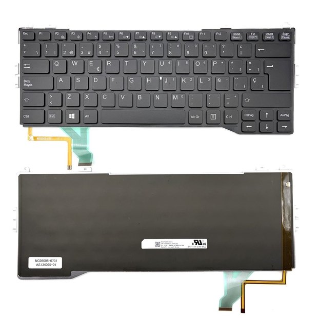 Spanish Backlit Keyboard For Fujitsu S904 S935 T904 T935 T936 U904 Series
