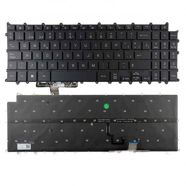 Spanish Backlit Laptop Keyboard For LG Gram 16Z90P 16ZD90P 16Z90PD 16Z90PC 15Z90P 15Z90P-G 15Z90P-K 15Z90P-N 15Z90P-P Series