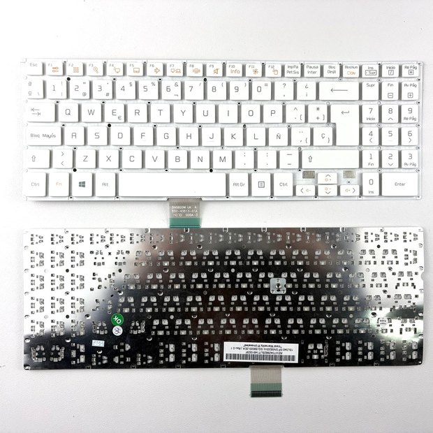 Spanish White Keyboard For LG 15U340 15U340-E 15U340-L 15UD340 15UD340-E 15UD340-L SG-59020-XRA SN5820W AEW73429821