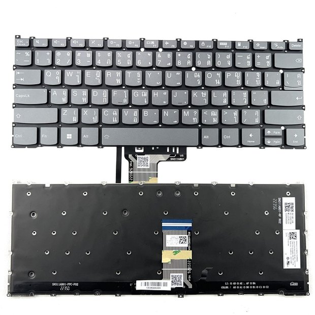Thailand Backlit Laptop Keyboard For Lenovo Yoga 7 14IRL8 (Machine Type 82YL) 7-14IRL8 PH4SB-TH Series