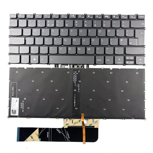UK Backlight Keyboard Replacement Compatible with Lenovo Xiaoxin Pro 14 20202021, Xiaoxin Air 14 20202021, IdeaPad Flex 5-14IIL055-14ARE05, PR4SB-UK IdeaPad 3 Gen 63-14ITL6 Series