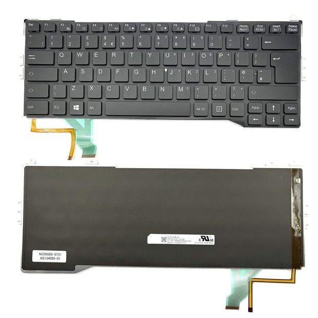 UK Backlit Keyboard For Fujitsu S904 S935 T904 T935 T936 U904 Series