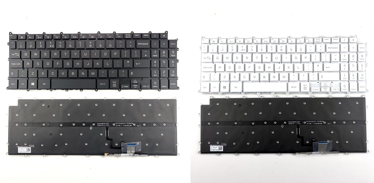 UK Backlit Keyboard for LG Gram 16Z90P 16ZD90P 16Z90PD 16Z90PC 15Z90P 15Z90P-G 15Z90P-K 15Z90P-N 15Z90P-P Series Black