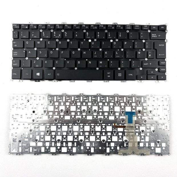 UK Backlit Laptop Keyboard Compatible for Toshiba portege X20W-D HMB8149TSA X20W-E X20W-D-13 X20W-D-10Q X20W-D-10V Black HMB8149TSA