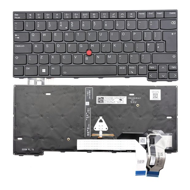 UK Backlit Laptop Keyboard For Lenovo Thinkpad T14 Gen 3 Gen 4 L14 P14s Gen 3 Gen 4 Series