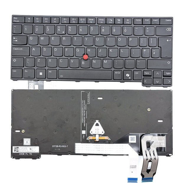 UK Backlit Laptop Keyboard For Lenovo Thinkpad T14 Gen 5 Gen 6 L14 P14s Gen 5 Gen 6 Series(Ai Key)