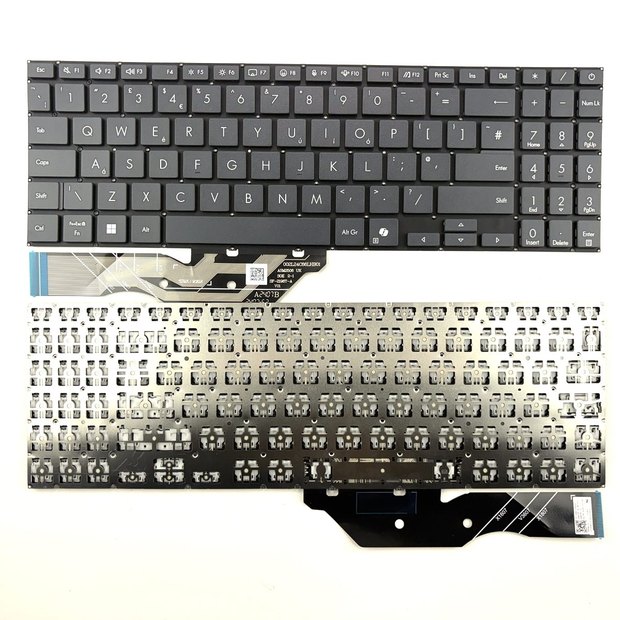 UK Laptop Keyboard For ASUS X1607 X3607 X1807 TP3607 S3607 V3607 Series