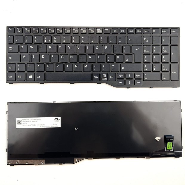 UK Laptop Keyboard For Fujitsu LifeBook A3510 A3511 FJM20B86GB3D85 CP799807-51 United Kingdom Layout