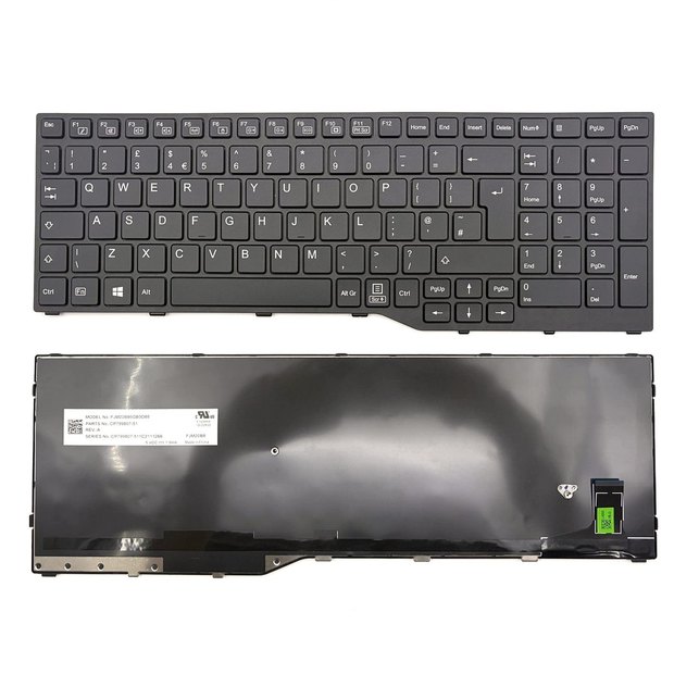 UK Laptop Keyboard For Fujitsu LifeBook A3510 A3511 Series