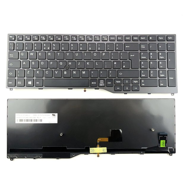 UK Laptop Keyboard For Fujitsu U759 E459 U757 E558 Lifebook E559 E458 U758 Series