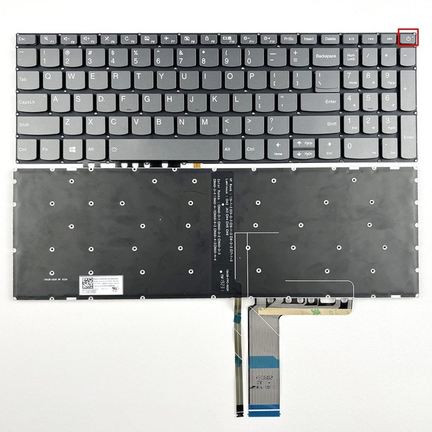 US Backlit Keyboard for Lenovo ideaPad L340-15 L340-15API L340-15IWL L340-17 L340-17API L340-17IWL 320-15IKB 320-15ISK 320-17IKB 320-17ISK Series【Power Key】