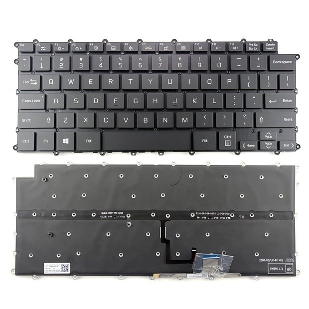 US Backlit Keyboard for LG Gram 14Z90P 14Z90P-G 14Z90P-K 14T90P Series