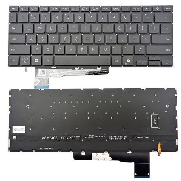 US Backlit Laptop Keyboard For ASUS Vivobook S14 S3407QA S3407VA S3407CA Series