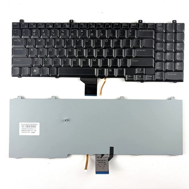 US Backlit Laptop Keyboard For DELL Alienware Area-51 M17 Series HMB4209MAC10ALWH-B2575040G00001