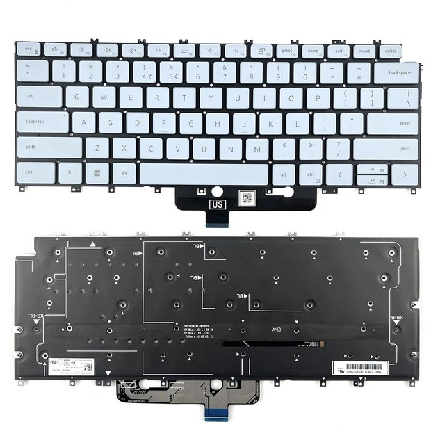 US Backlit Laptop Keyboard For Dell XPS 13 9315 Series